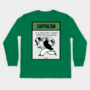 Capitalism Kids Long Sleeve T-Shirt